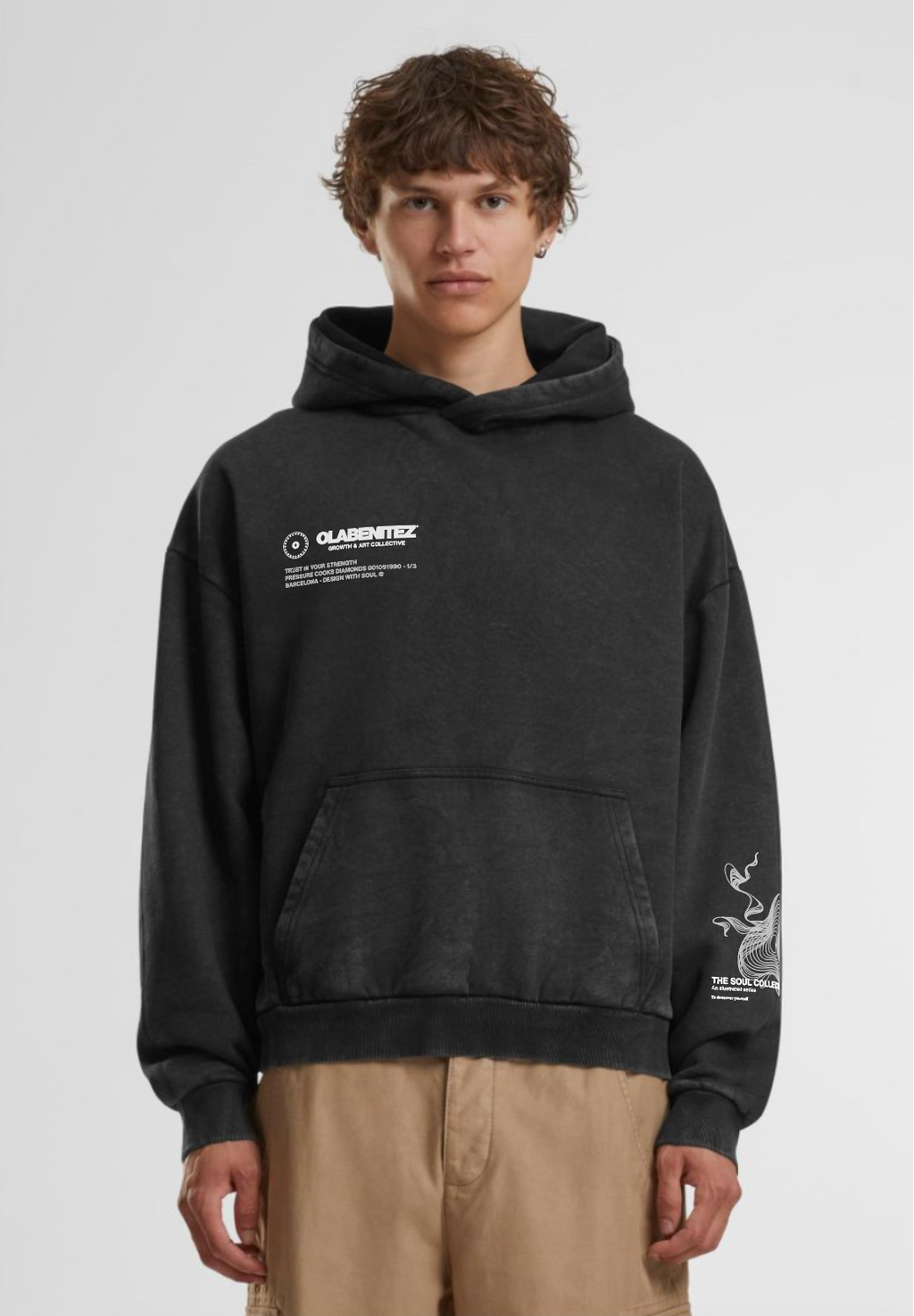 1/3 CARBON - Heavy Cotton Box Hoody